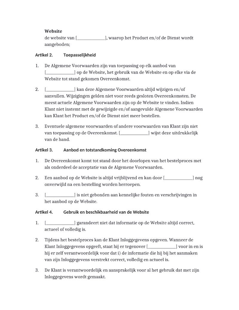 Voorbeeld van document, pagina 2